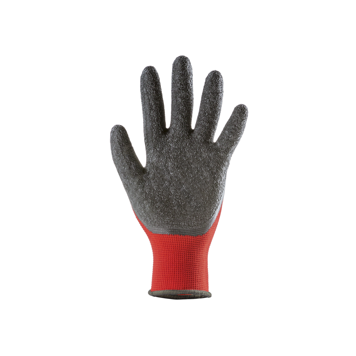 Gant EUROLITE 13L850 Tricot rouge enduit latex noir