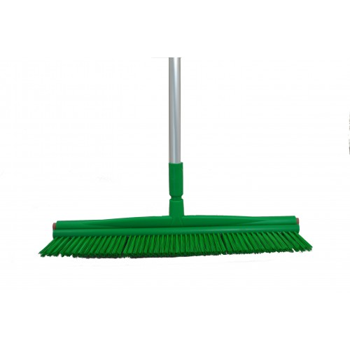 Raclet'Brosse Pro jardin 55 cm et manche alu 1m50 -2 Raclet'Brosse Pro jardin 55 cm et manche alu 1m50 -2