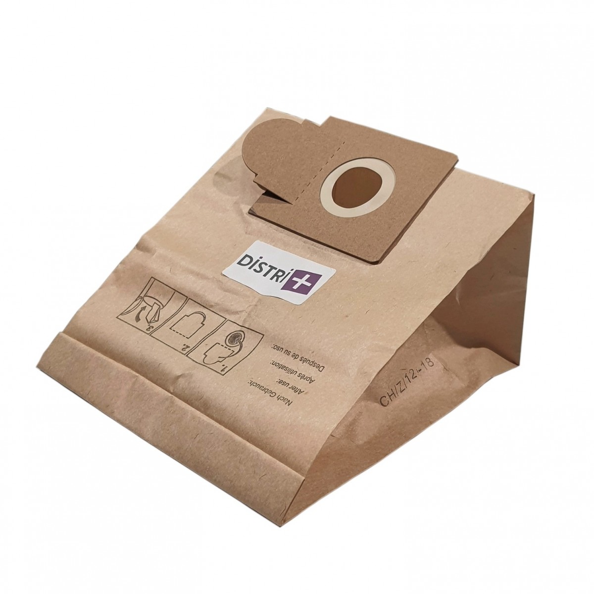 vhbw - 10x pièce - sacs en papier, sacs d'aspirateur compatible