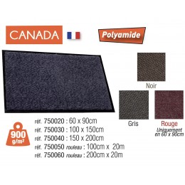 Rouleau 20 mètres Tapis de propreté CANADA fort trafic