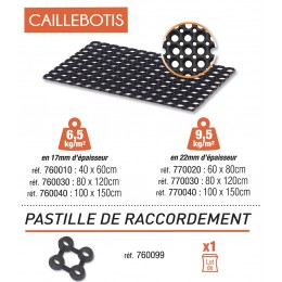 CAILLEBOTIS  CAOUTCHOUC 22mm