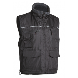 Gilet CARISTE Noir doublé polaire Coverguard