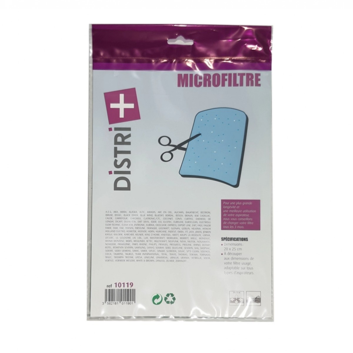 Filtre pour aspirateur 