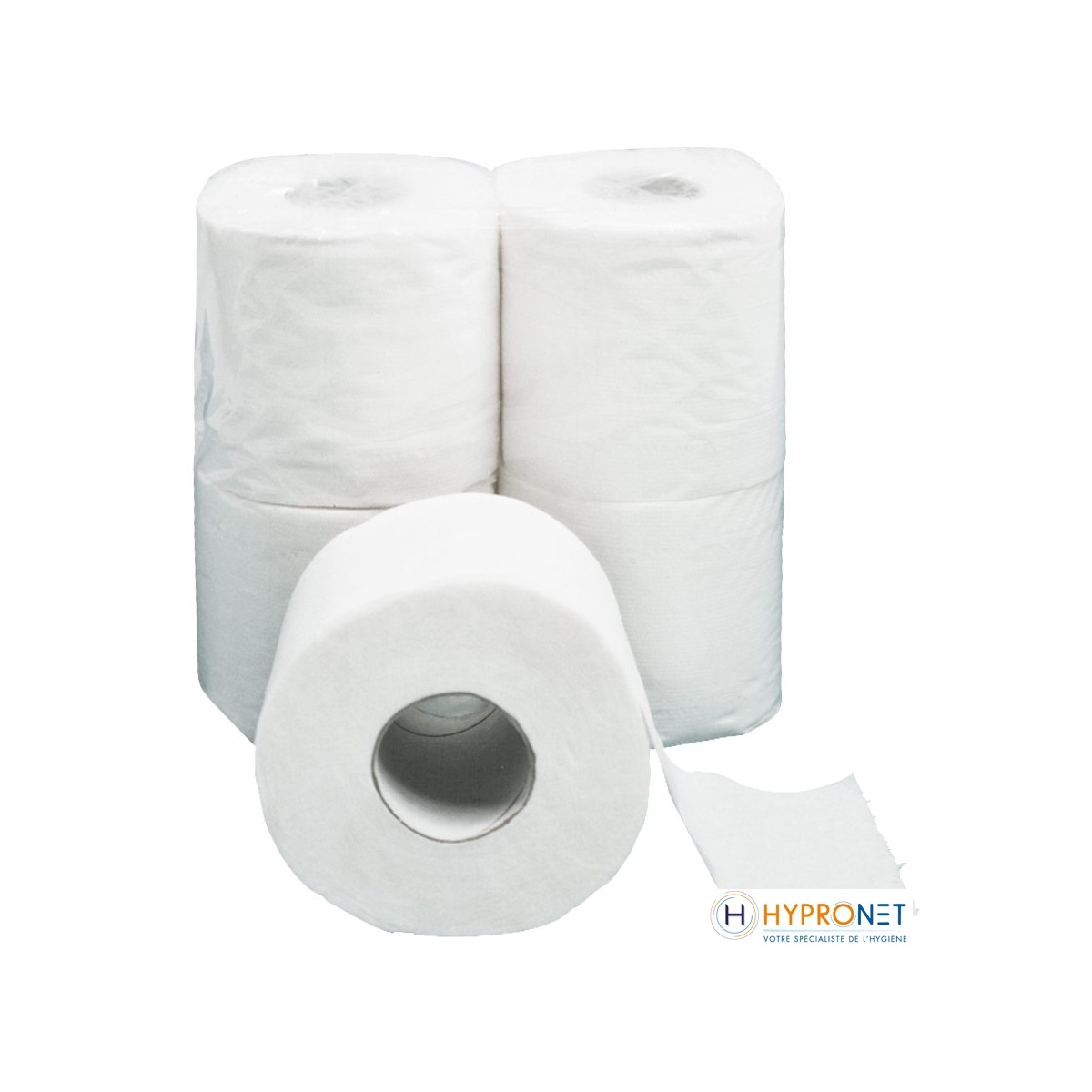 Rouleau papier toilette 2 plis blanc micro gaufré