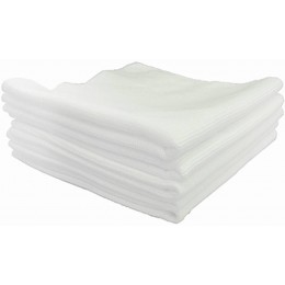 Lavette microfibre Tricot Luxe blanche 40 x 40 cm