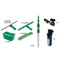 Unger Kit de nettoyage des vitres professionnel AK115 - PWSE24 Boutiq