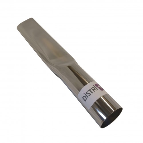 Suceur long plat métal en acier chromé-2 Suceur long plat métal en acier chromé-2