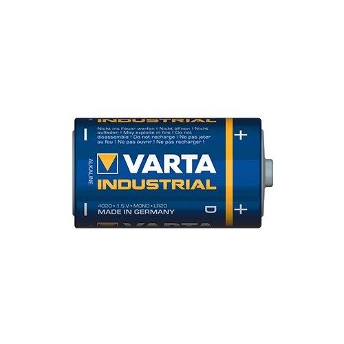 Piles LR20 ALCALINE D 1,5 V VARTA Industrial Pro