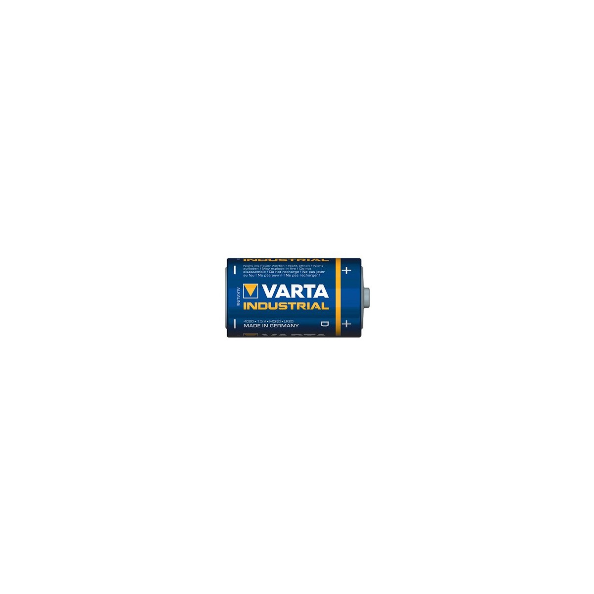 Piles LR20 ALCALINE D 1,5 V VARTA Industrial Pro