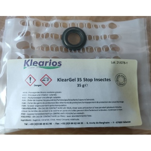 Kleargel stop insectes destructeur d'odeurs 35gr Kleargel stop insectes destructeur d'odeurs 35gr