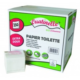 Papier Hygiénique plat Maxi Paquets 250 Feuilles