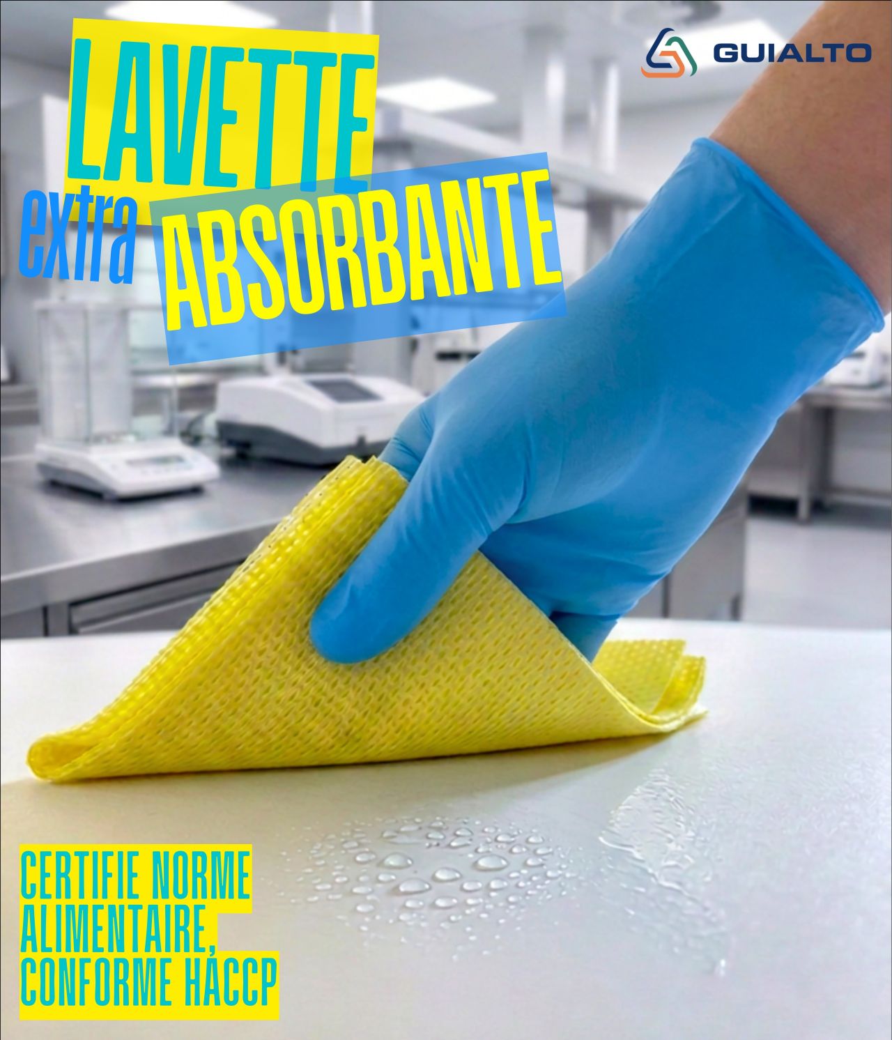Lavette SUP'R EXTRA HACCP nettoyage alimentaire