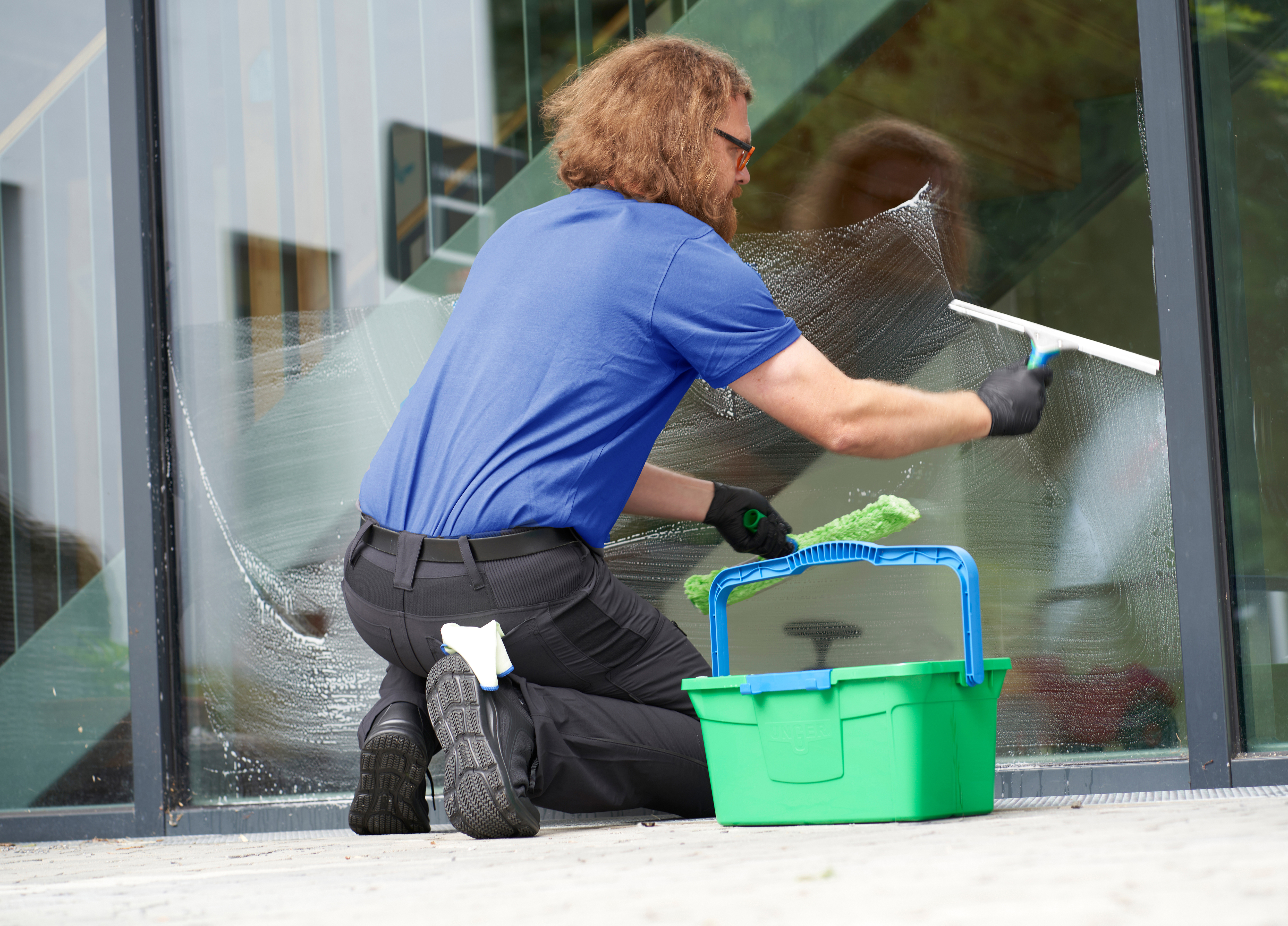 KIT Nettoyage vitre Green Label Unger