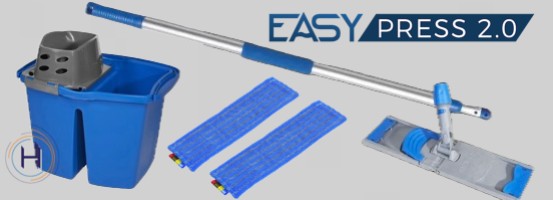 Kit Easy Press lavage à plat des sols double bacs !