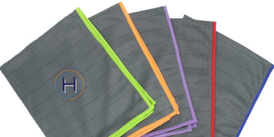 La microfibre en carbone un essuyage haut de gamme Zéro traces!