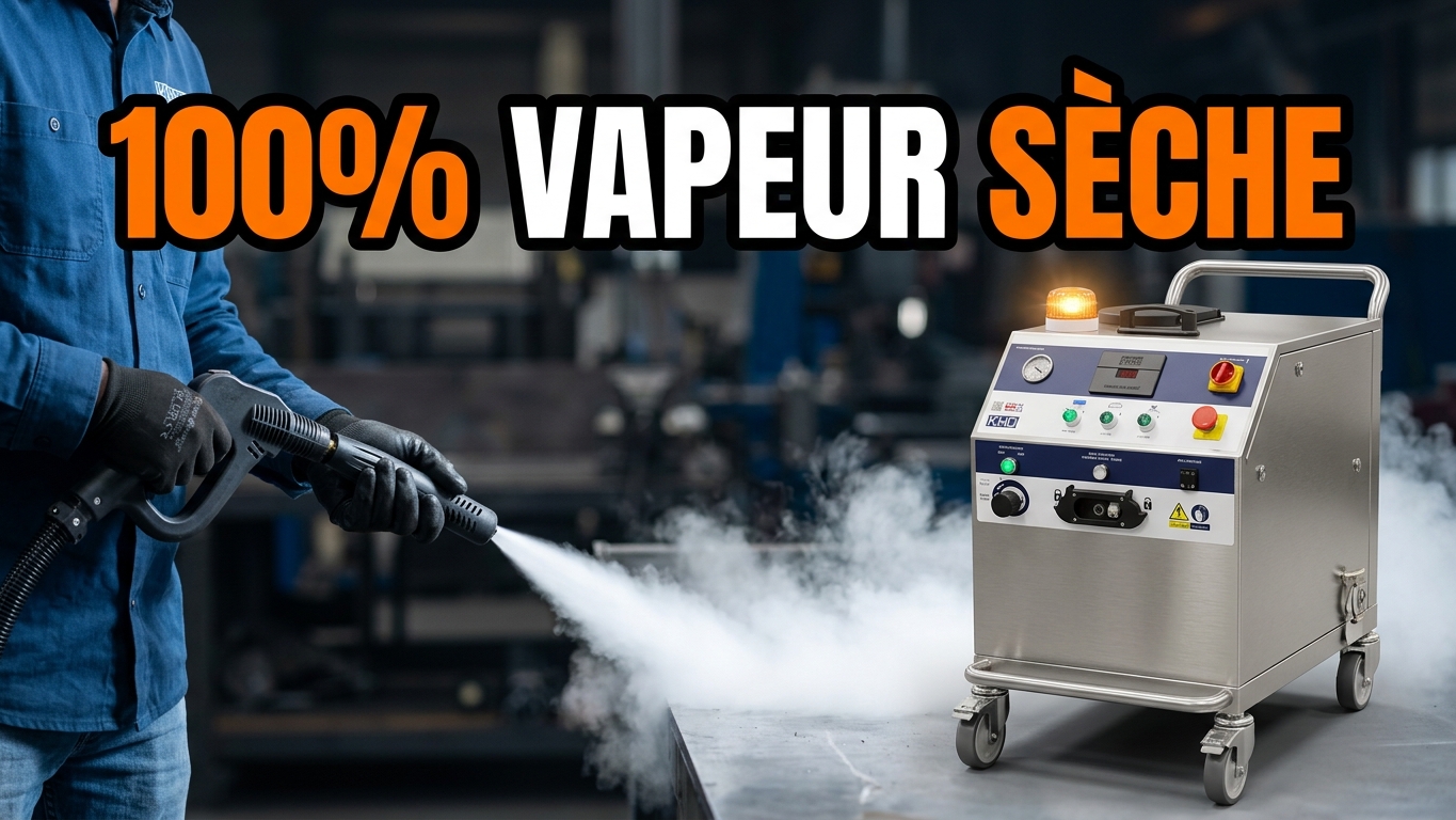 Pourquoi le nettoyage vapeur sèche est utilisé en usine agroalimentaire ?